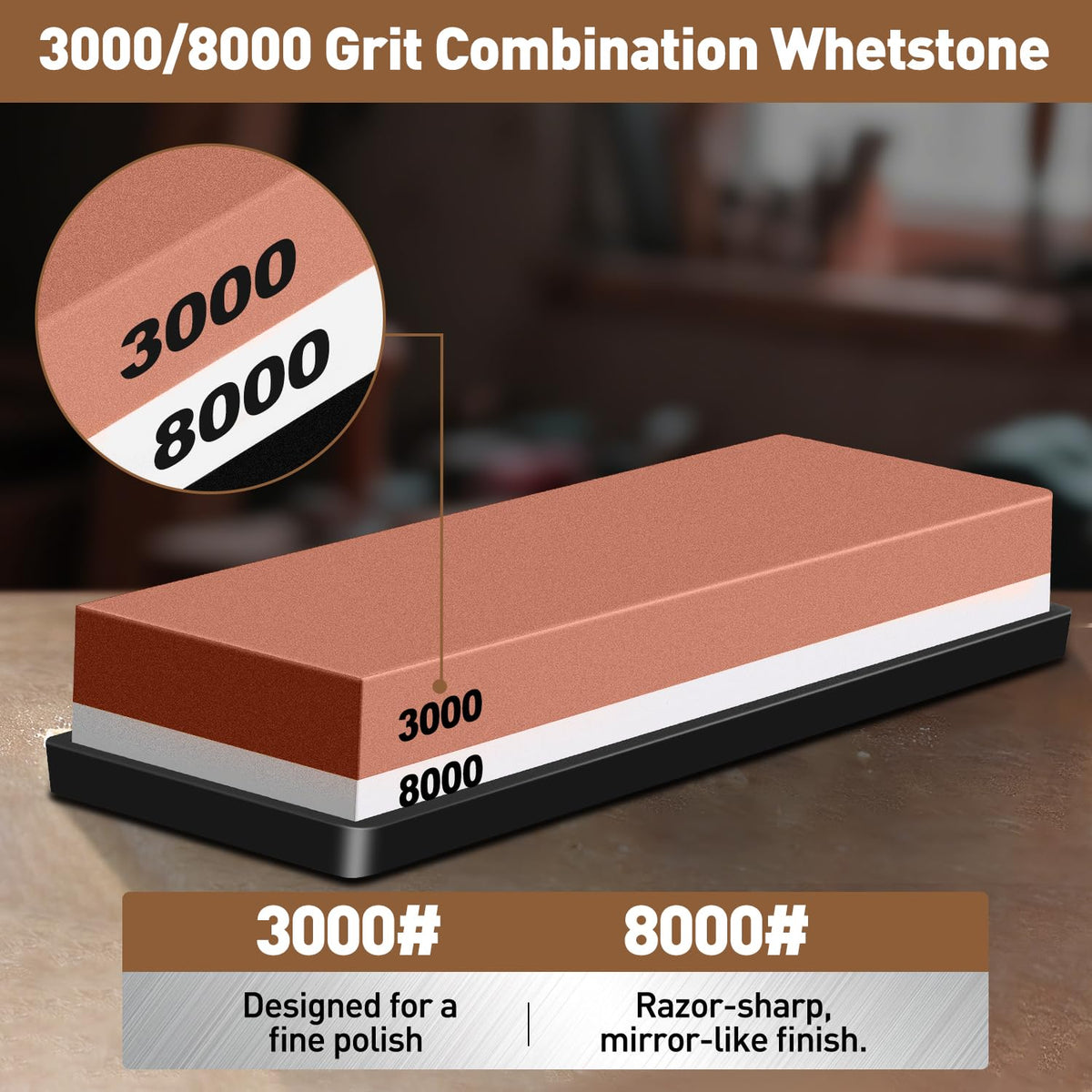 Gohelper Chisel Sharpening Jig rustproof CNC aluminum build highlights durability.