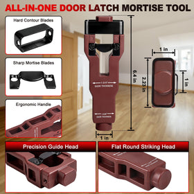 Gohelper complete door hardware kit supports full installation.