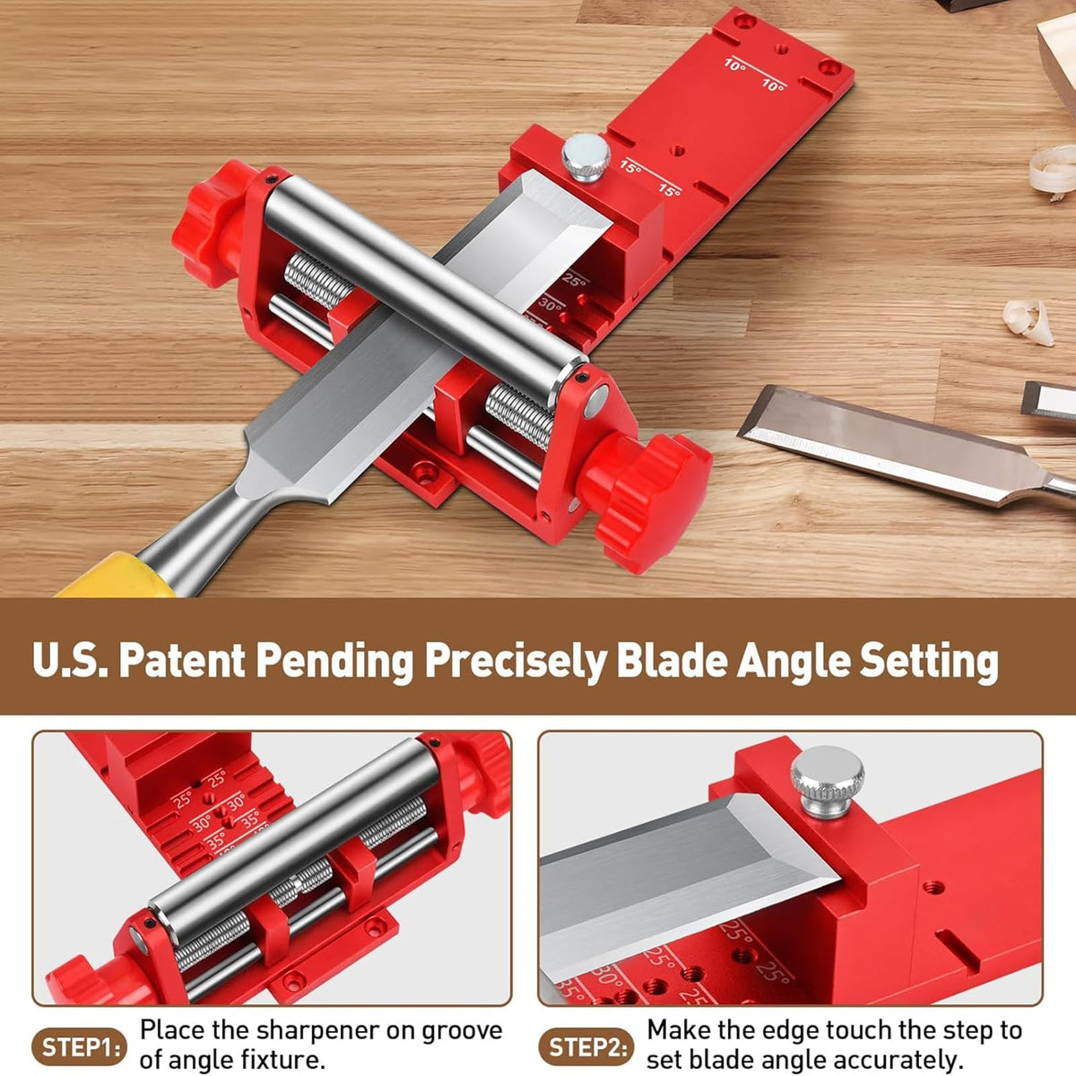 Gohelper Diamond sharpening stones set offering durable grit options for reshaping and honing.