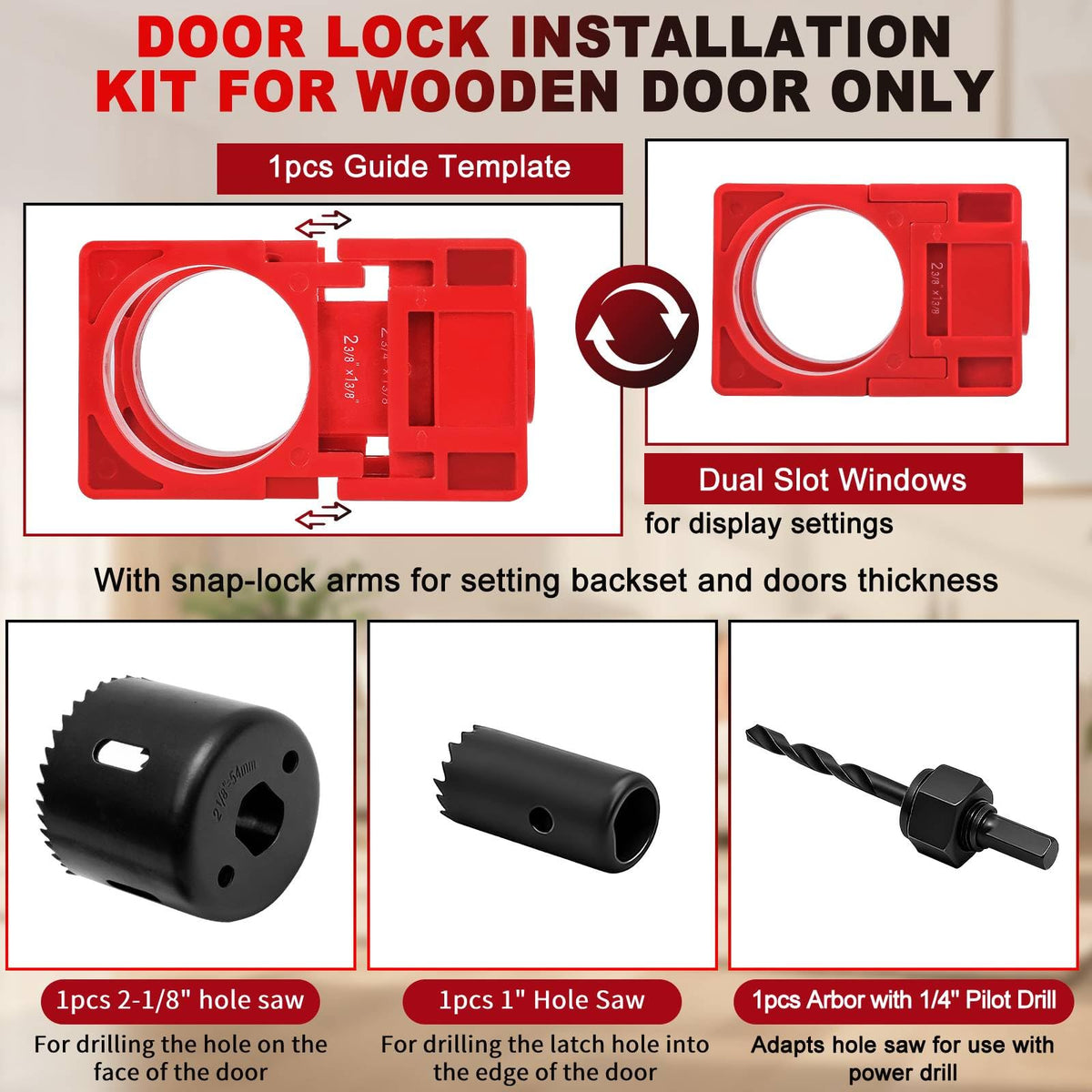Gohelper latch mortising tool speeds clean cutouts.