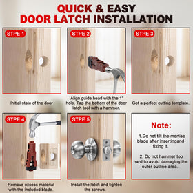 Gohelper lightweight template enables fast door hardware setup.