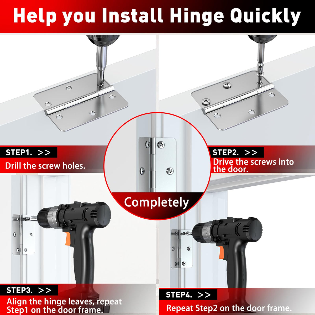 Gohelper mounting screws pack provides essential hardware for installation
