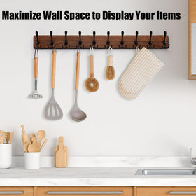 Gohiuo Rustic durable pine construction complements farmhouse decor.