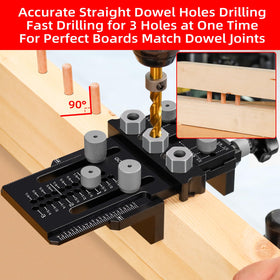 GOINGMAKE dowel jig kit quick clamp speeds workpiece securing