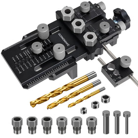 GOINGMAKE dowel jig kit quick stop enables precise bore alignment