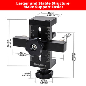 GoingMake large support arms provide a sturdy third-hand platform.