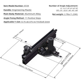 GOINGMAKE locking handle design keeps angles secure