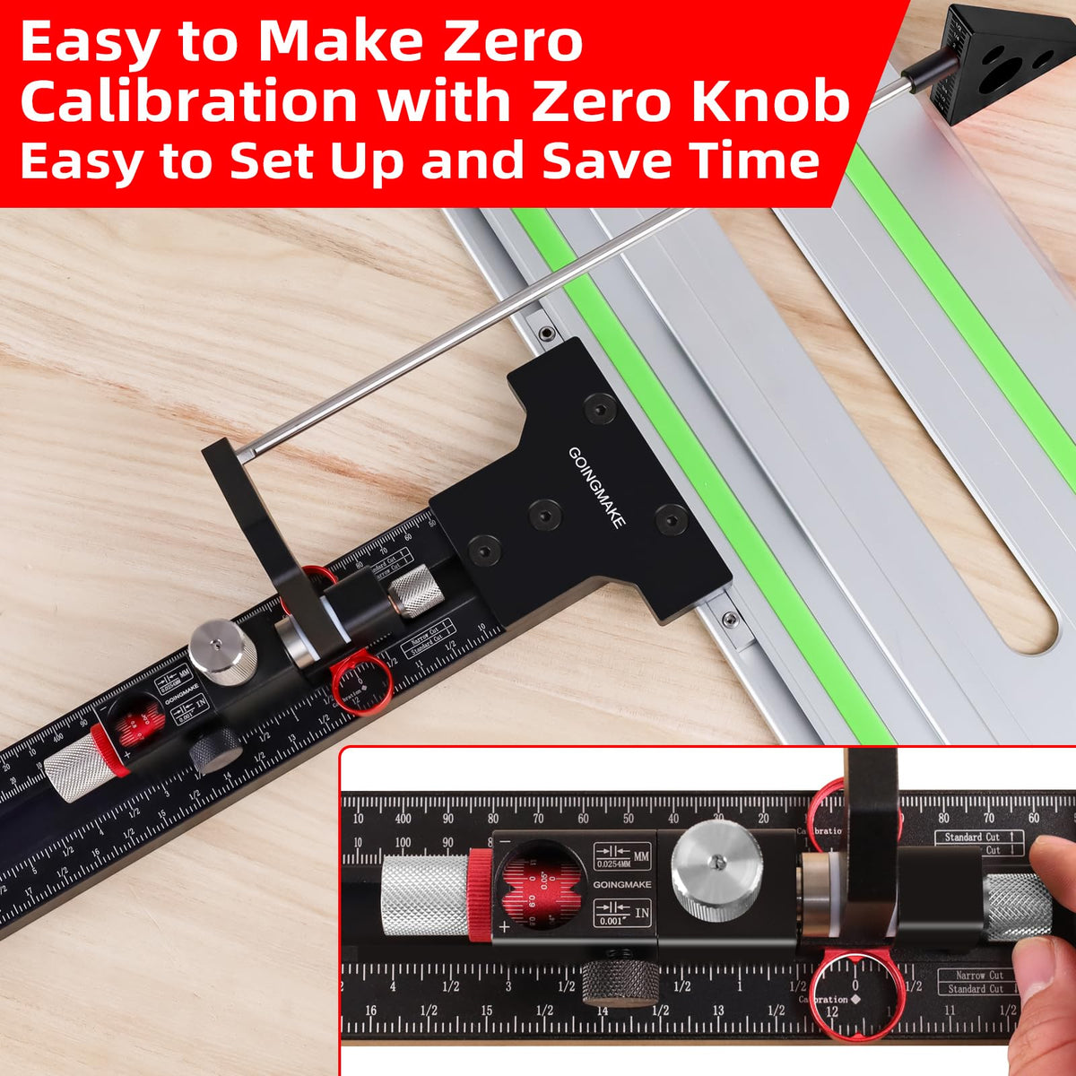 Goingmake long-range 0-53 inch cuts for full-sheet plywood and narrow rip tasks.
