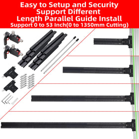 Goingmake rail compatibility with Festool, Makita, Milwaukee rails for versatile tool use.
