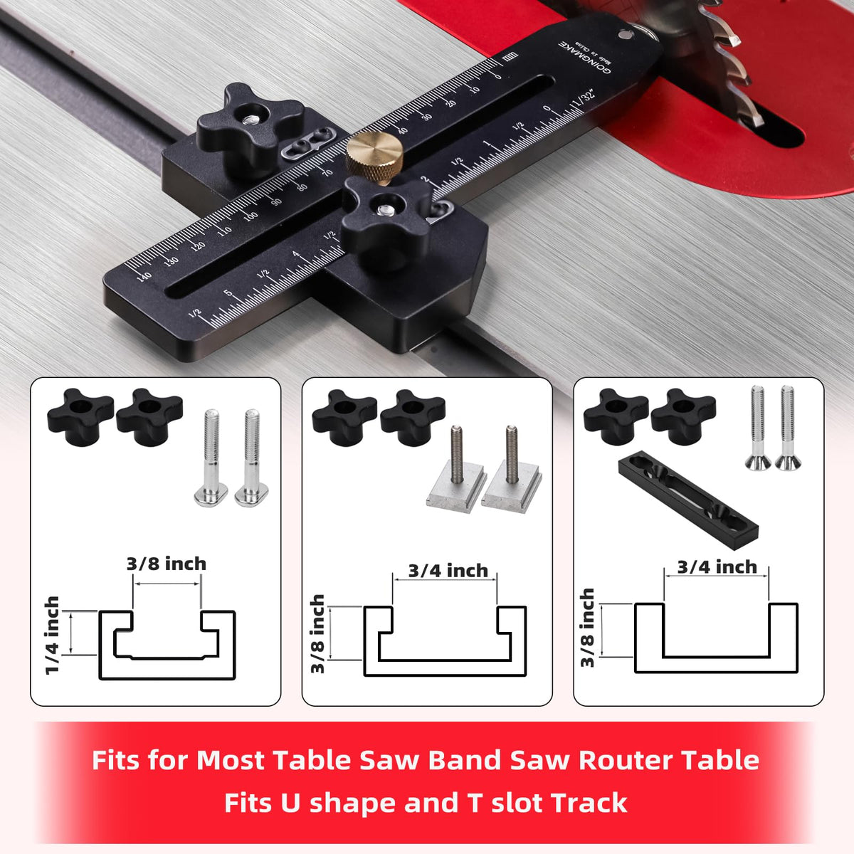 GOINGMAKE Thin Rip Jig bearing roller in action ensuring smooth forward feed.
