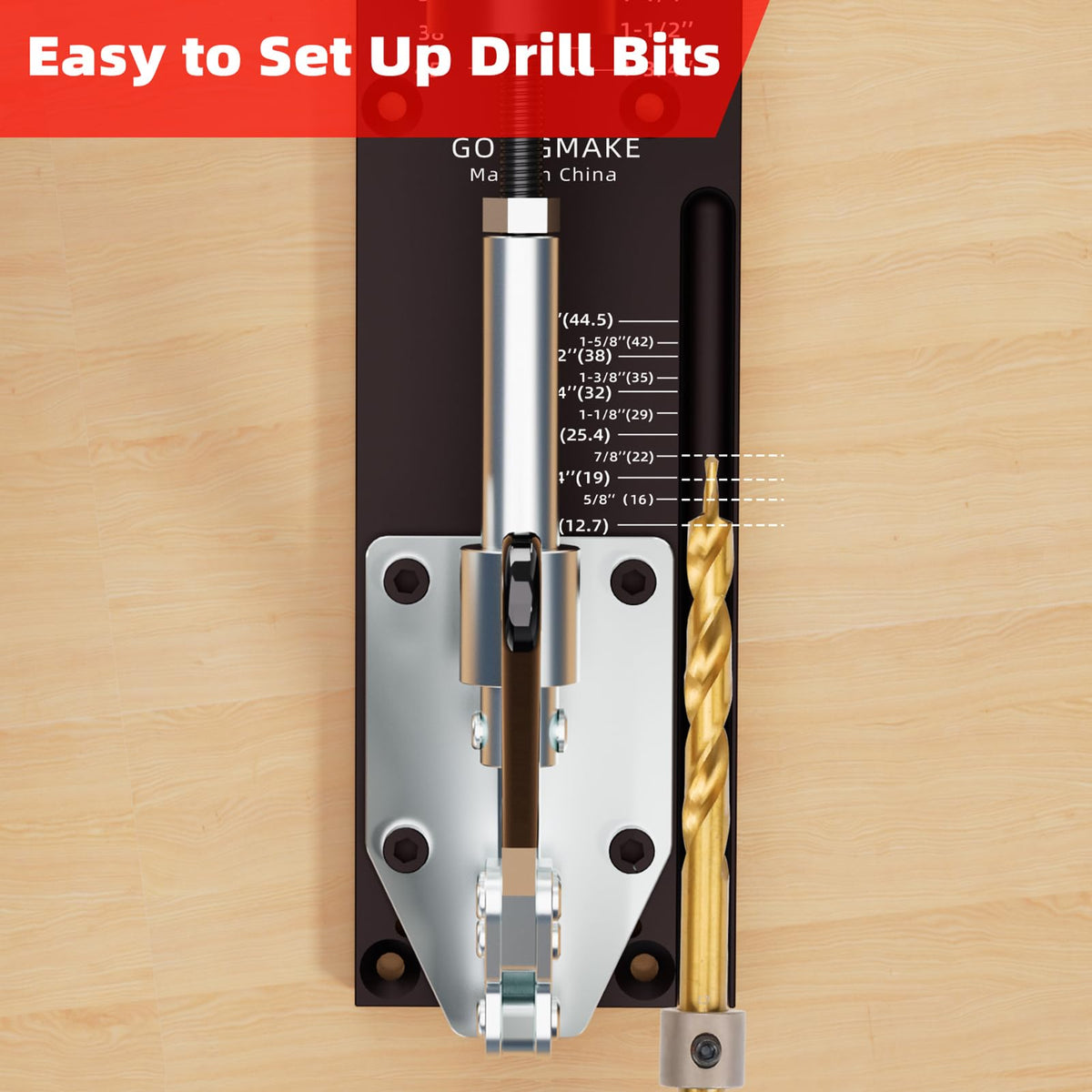 GOINGMAKE on-workbench use demonstrates 2-in-1 versatility for large projects.