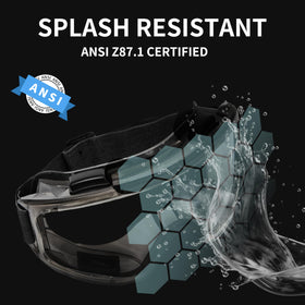 GOL-SIV wide wrap-around frame offers extended eye coverage.