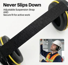 GOL-SIV SNR30dB earmuffs designed for construction use on site.