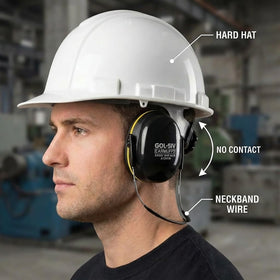 GOL-SIV SNR30dB earmuffs for shooting ranges provide clear hearing protection.