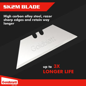 Goldblatt 100-pack blades emphasizes bulk value for versatile DIY projects