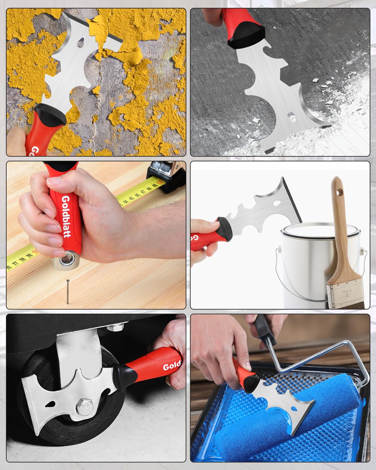 Goldblatt 12-inch mud pan with durable stainless steel for easy cleanup.