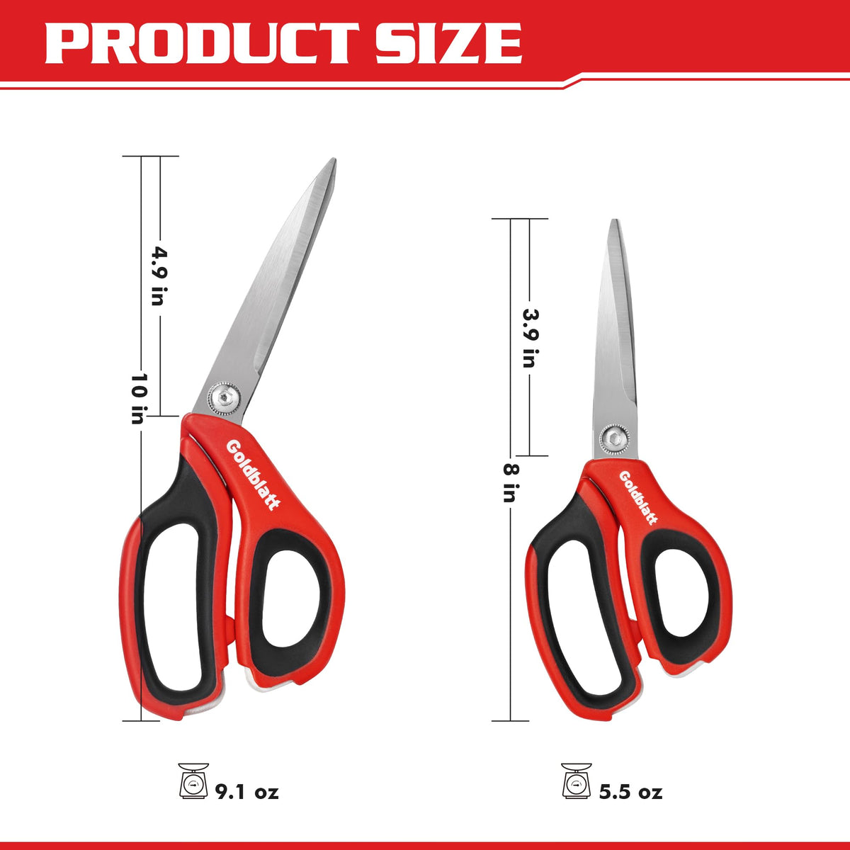 Goldblatt stainless steel blade scissors robust and corrosion resistant