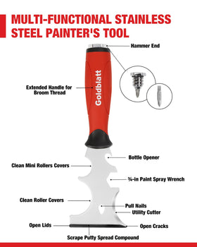 Goldblatt 6-inch flex joint knife with ergonomic grip for precise drywall work.