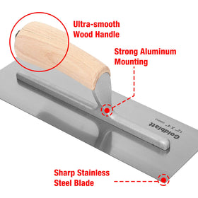 Goldblatt camel-back wood handle improves comfort during use