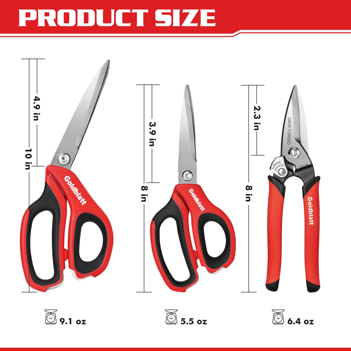 Goldblatt Scissors serrated edge prevent slips for precise cutting.