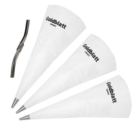 Goldblatt grout bag set, three tear resistant bags for precise tile joints.