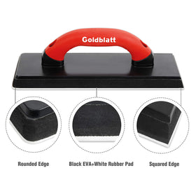 Goldblatt grout float dense rubber backing for steady grout packing