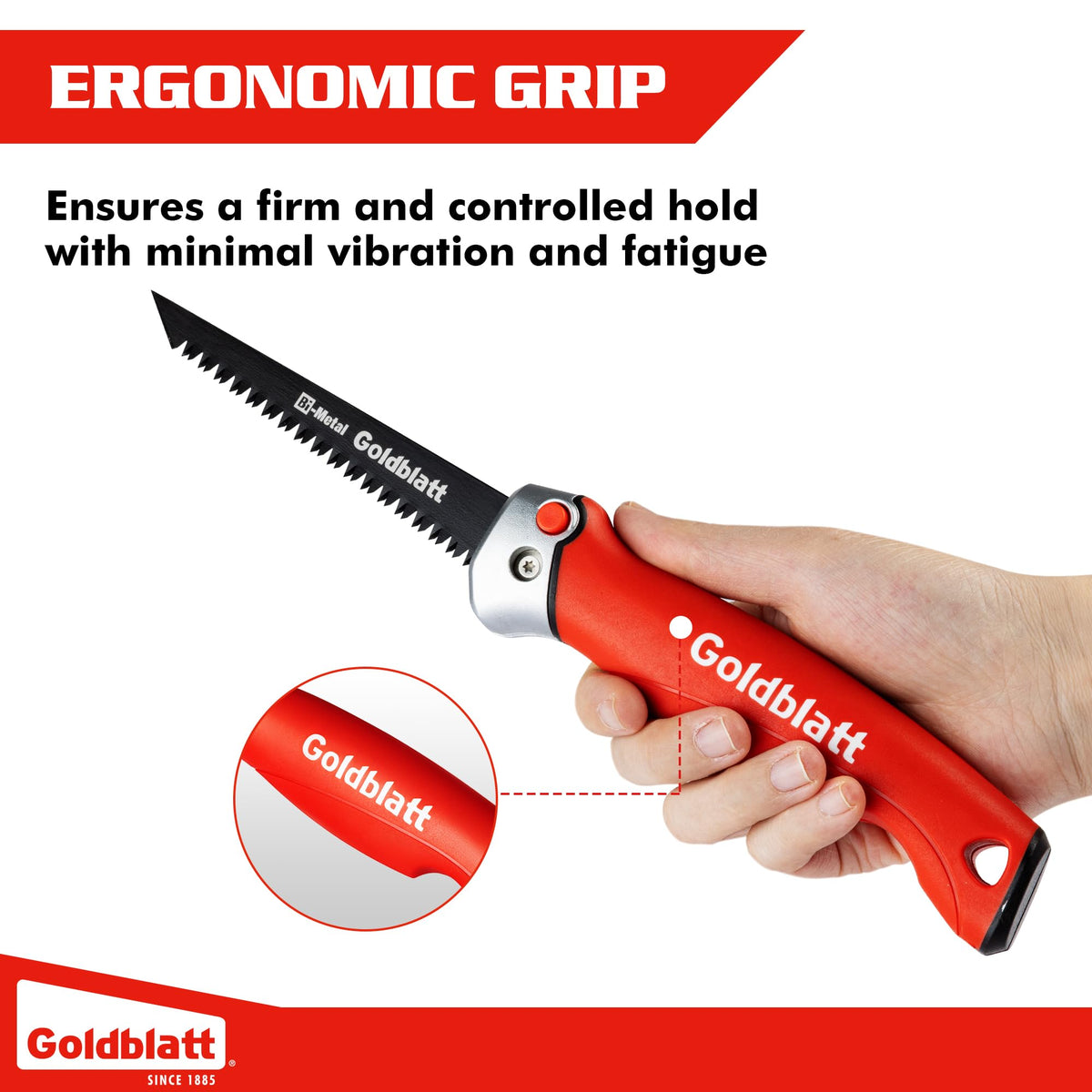 Goldblatt jab saw enables push and pull cuts.