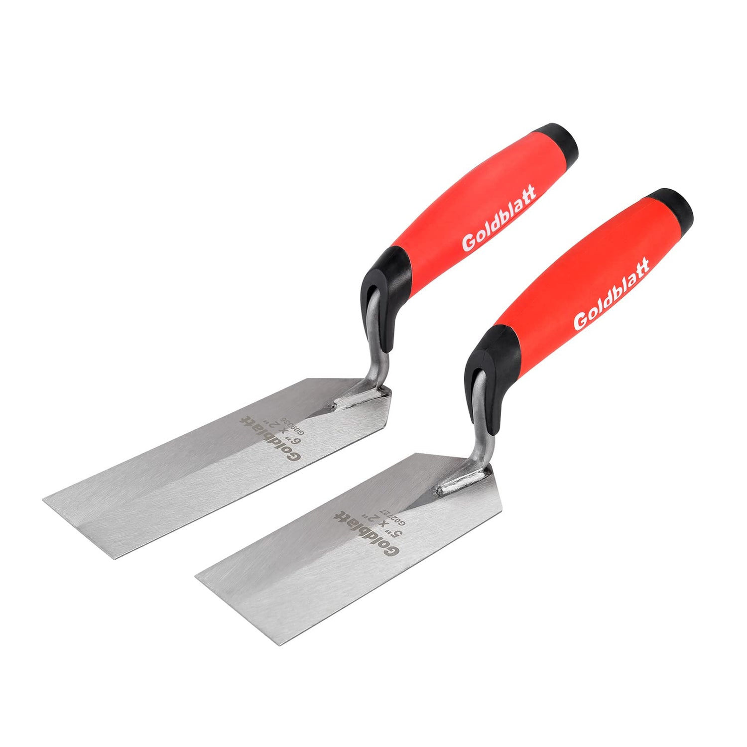 Goldblatt Margin Trowel 6x2 blade for precise edging and smooth finish in masonry projects.