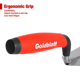Goldblatt high-carbon steel blade resists wear for long-lasting performance.