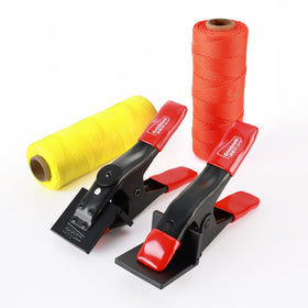 Goldblatt mason line clamps in box for quick setup and organization.