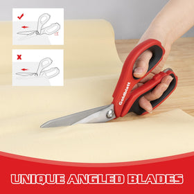 Goldblatt multipurpose scissors cutting fabric and leather precisely