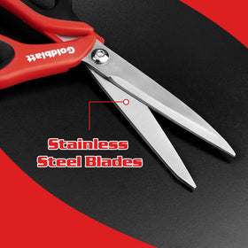 Goldblatt multipurpose scissors cutting wires and rope without snagging