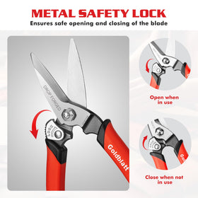 Goldblatt Packaging includes three scissors ready for a variety of jobs.