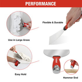 Goldblatt Premium Joint Knife edge-ground blade for precise application.