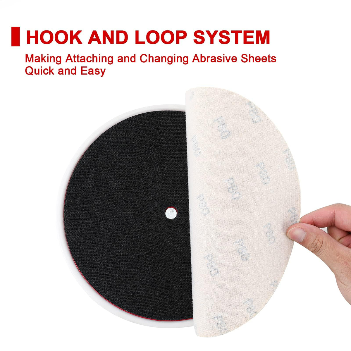 Goldblatt sanding discs 80 100 180 grit pack for progressive finishing