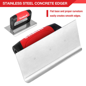 Goldblatt stainless steel finishing tool close-up highlights durability.
