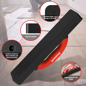 Goldblatt tapping block features a 9-inch soft handle for comfort.