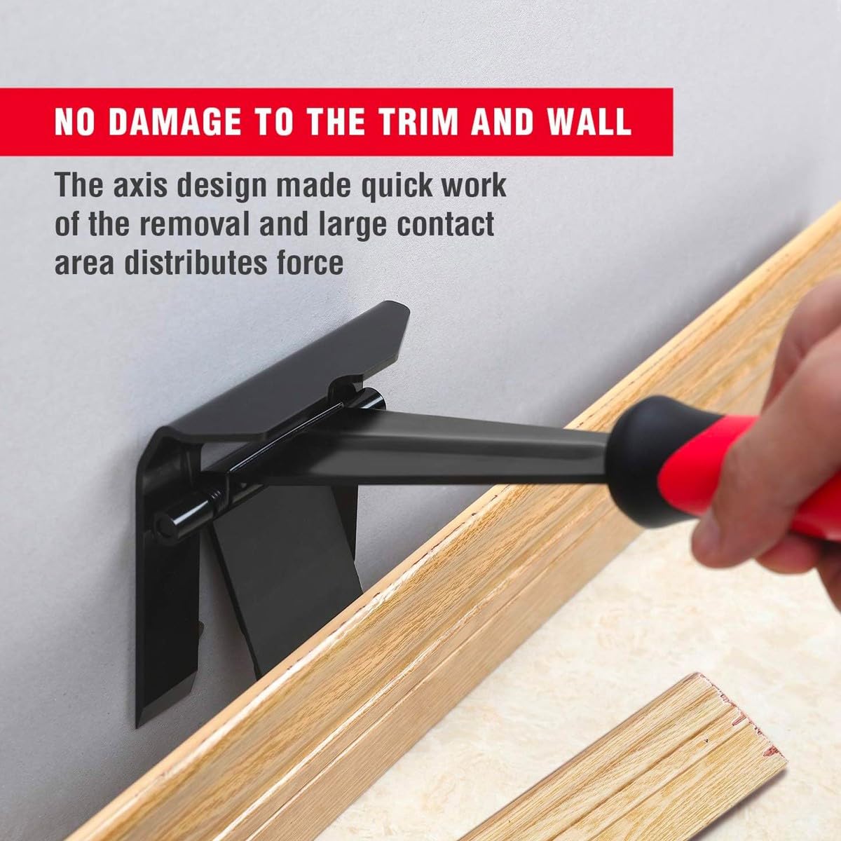 Goldblatt Trim Puller ergonomic handle closeup for comfortable use