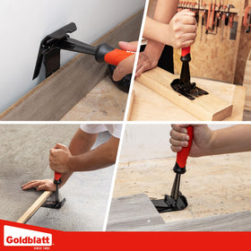 Goldblatt Trim Removal Tool patented design signals innovation for faster, controlled removal.