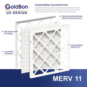 GoldBon filter uses recyclable materials for eco-friendly filtration