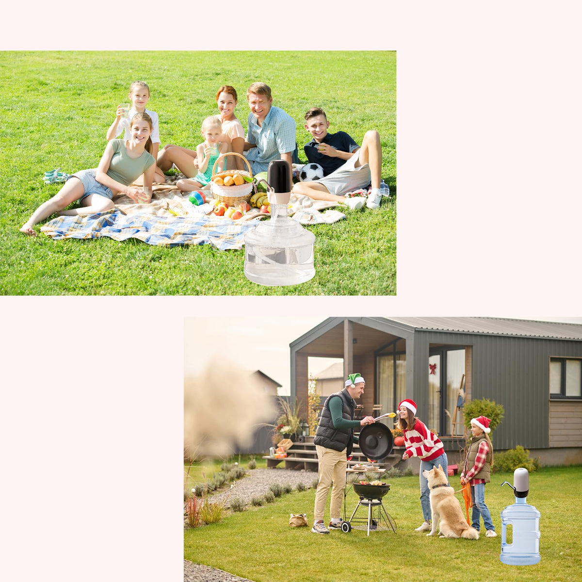 Golden Andes camping-ready pump system supports convenient beverage dispensing outdoors.
