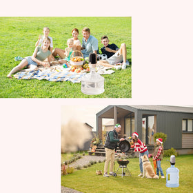Golden Andes camping-ready pump system supports convenient beverage dispensing outdoors.