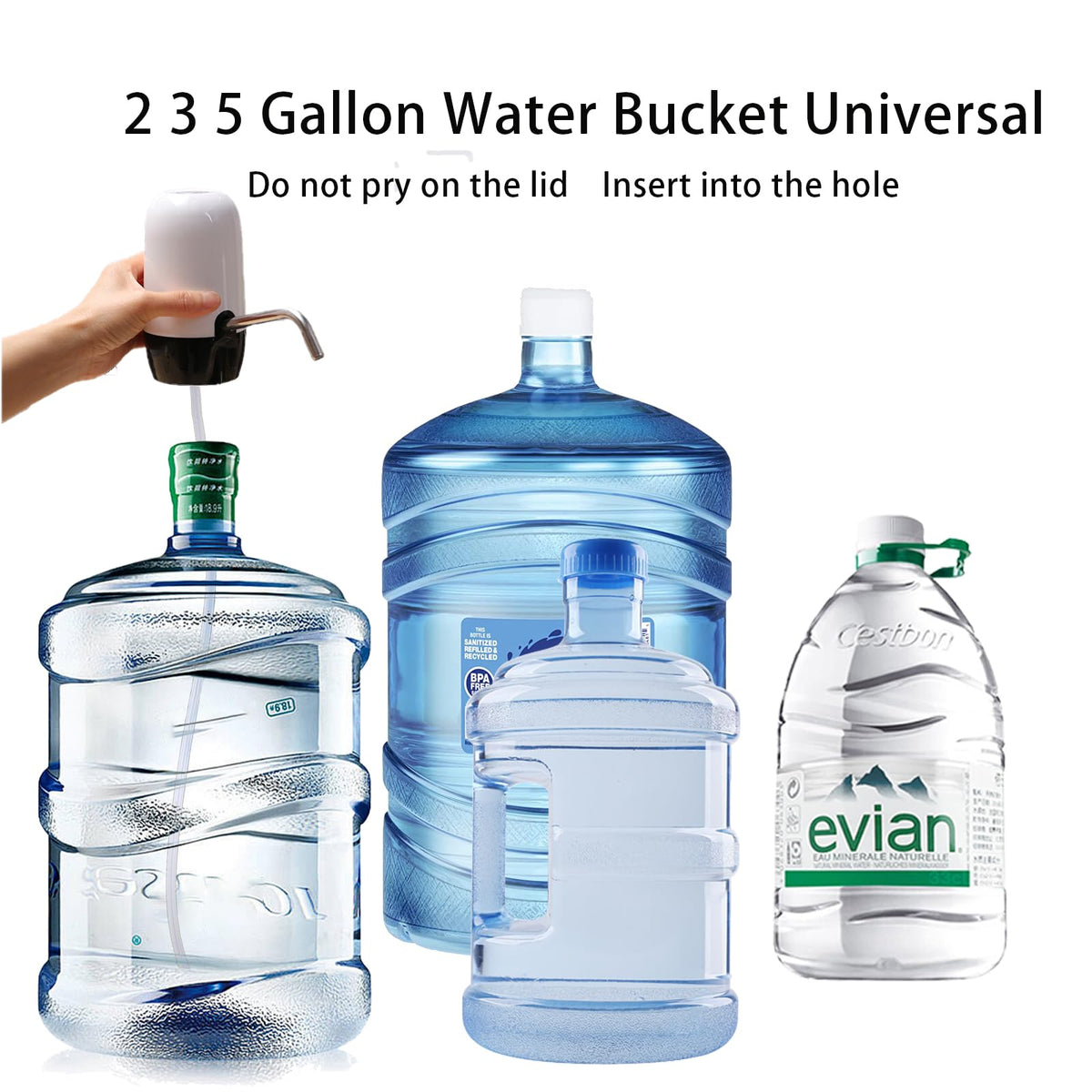 Golden Andes water pump compact design enables easy storage and travel during outdoor trips.