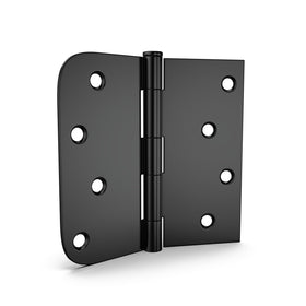 Goldenwarm 3-pack 4in black door hinges with matte finish for interior doors.
