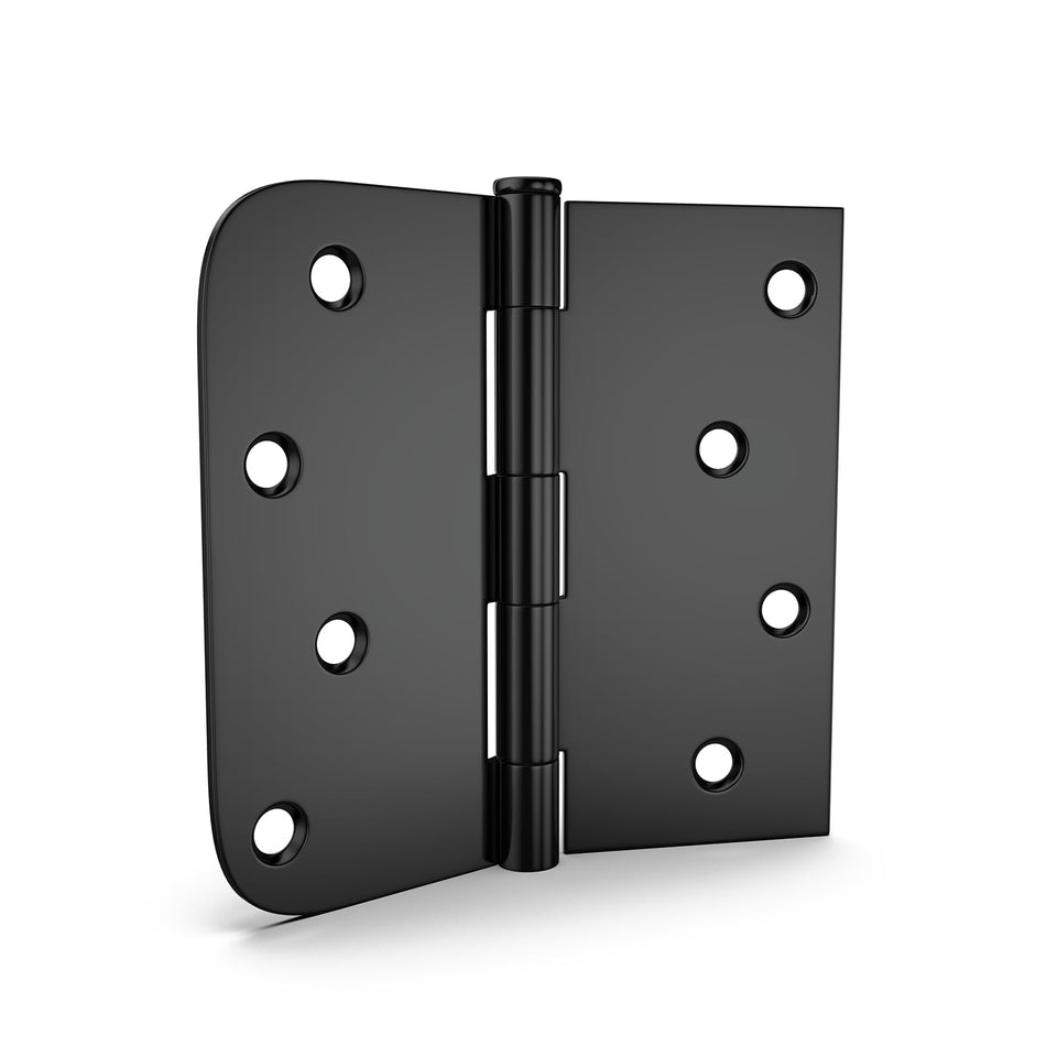 Goldenwarm 3-pack 4in black door hinges with matte finish for interior doors.