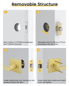 Goldenwarm brushed gold finish resists scratches and fading over time