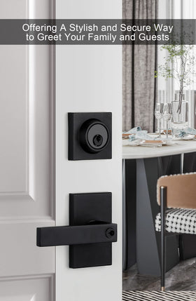 Goldenwarm deadbolt front door lock showing enhanced security and modern design