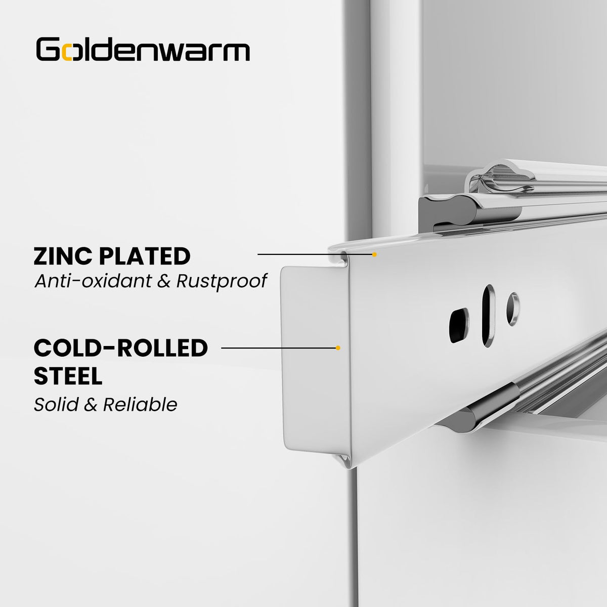 Goldenwarm anti-drop mechanism prevents accidental detachment during use.