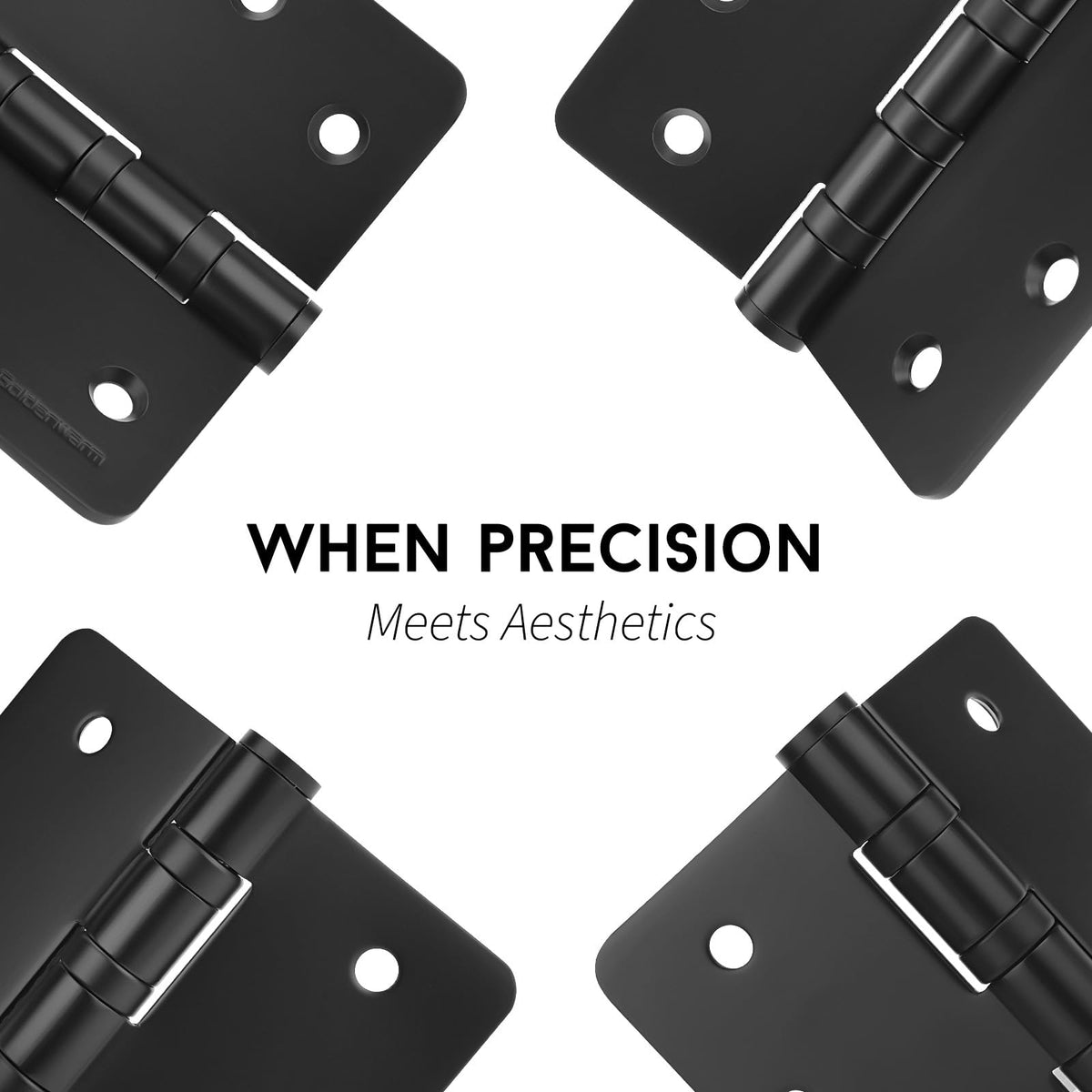 Goldenwarm exterior hinges with rust-resistant finish for outdoor use.