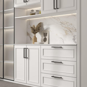 Goldenwarm kitchen and bath pulls upgrade furniture with contemporary style